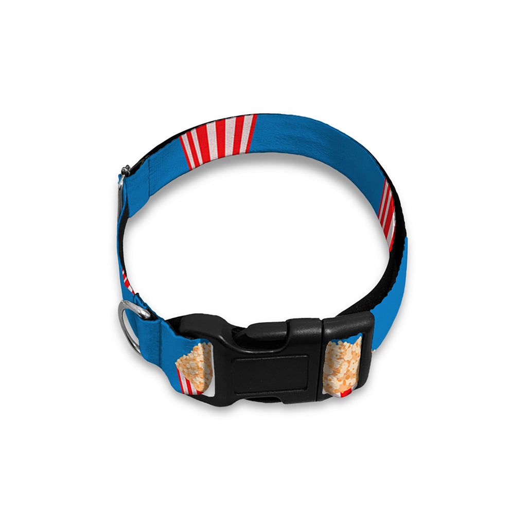 Popcorn Box Pattern Print Dog Collar