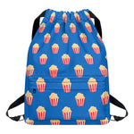 Popcorn Box Pattern Print Drawstring Backpack