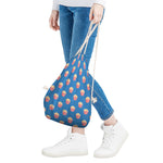 Popcorn Box Pattern Print Drawstring Bag