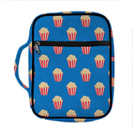 Popcorn Box Pattern Print Front Pocket Bible Bag