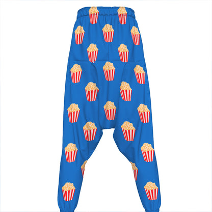 Popcorn Box Pattern Print Hammer Pants