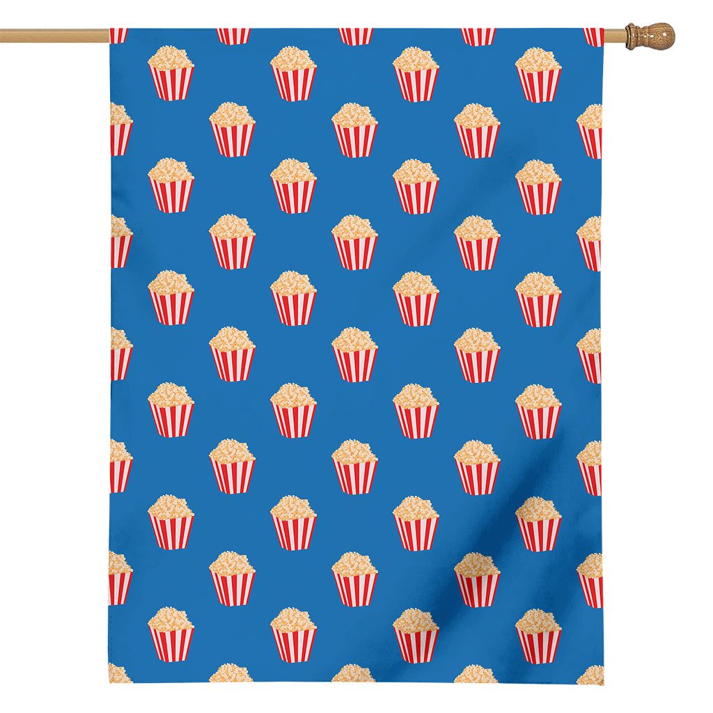 Popcorn Box Pattern Print House Flag