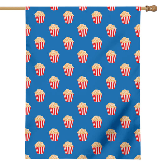 Popcorn Box Pattern Print House Flag