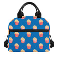 Popcorn Box Pattern Print Insulated Lunch Bag