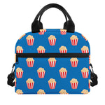 Popcorn Box Pattern Print Insulated Lunch Bag