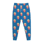Popcorn Box Pattern Print Jogger Pants
