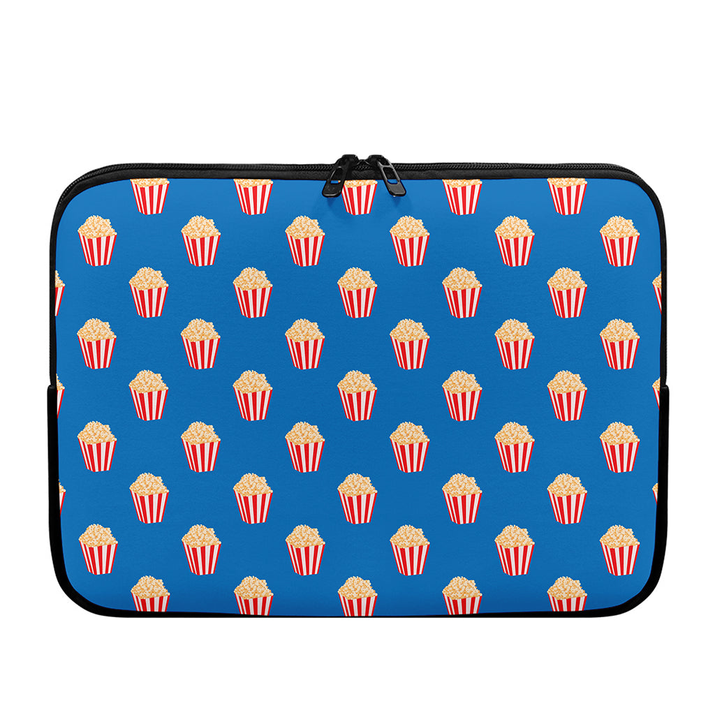 Popcorn Box Pattern Print Laptop Sleeve