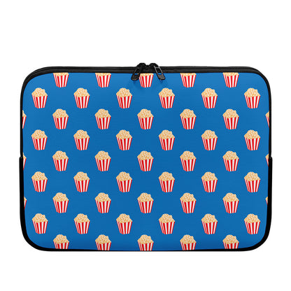 Popcorn Box Pattern Print Laptop Sleeve