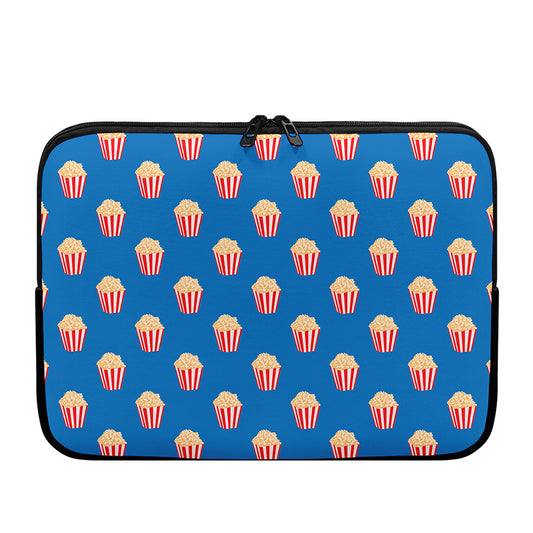 Popcorn Box Pattern Print Laptop Sleeve