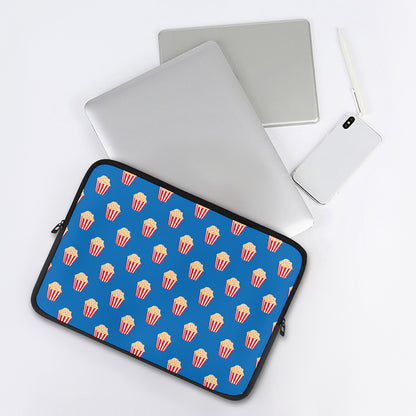 Popcorn Box Pattern Print Laptop Sleeve