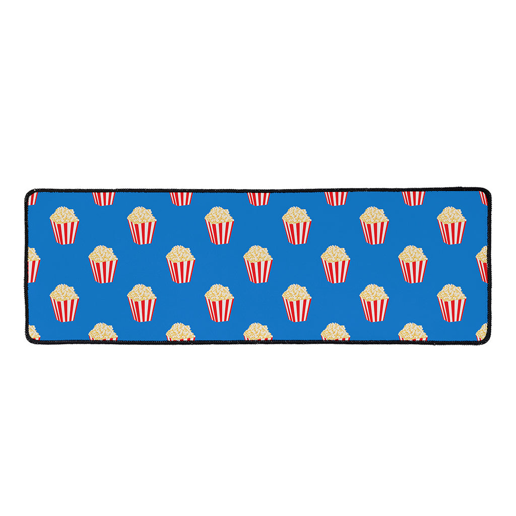 Popcorn Box Pattern Print Long Kitchen Mat