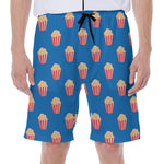 Popcorn Box Pattern Print Men's Beach Shorts