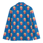 Popcorn Box Pattern Print Men's Blazer