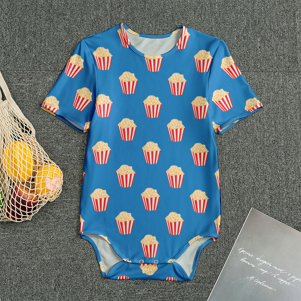 Popcorn Box Pattern Print Men's Bodysuit