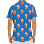 Popcorn Box Pattern Print Men's Deep V-Neck Shirt