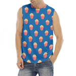 Popcorn Box Pattern Print Men's Fitness Tank Top