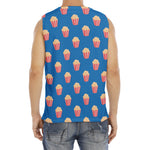 Popcorn Box Pattern Print Men's Fitness Tank Top