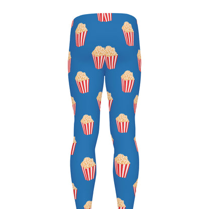 Popcorn Box Pattern Print Men's leggings