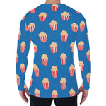 Popcorn Box Pattern Print Men's Long Sleeve T-Shirt