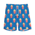 Popcorn Box Pattern Print Men's Athletic Shorts