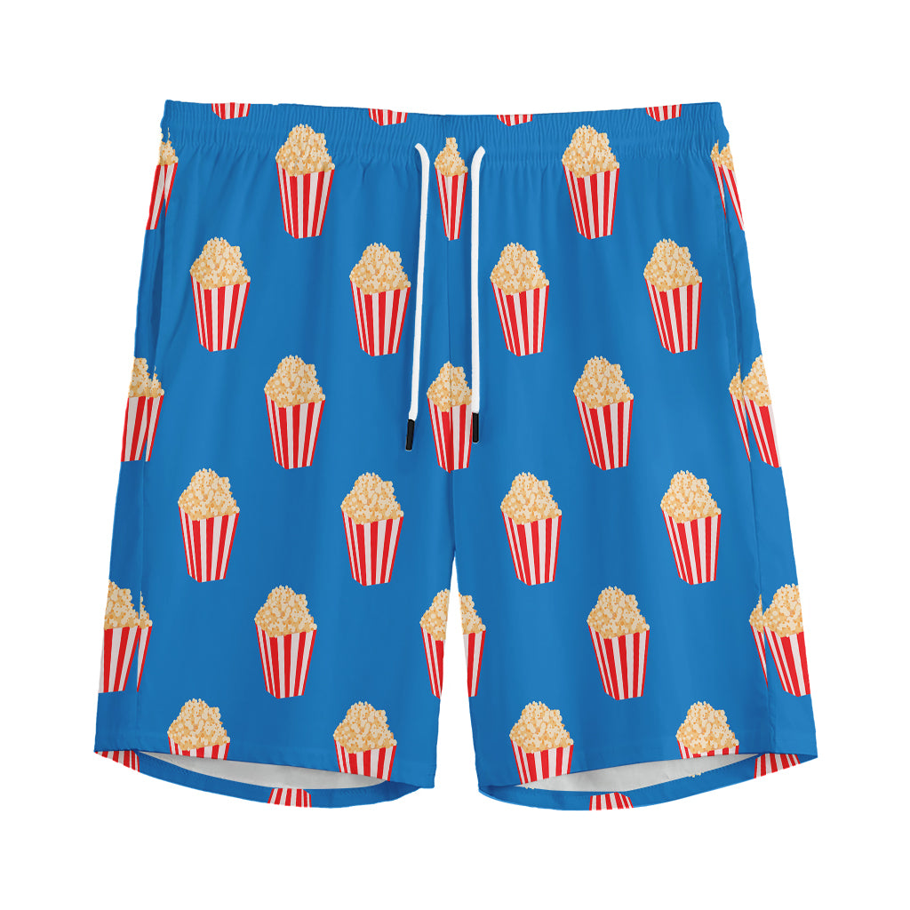 Popcorn Box Pattern Print Men's Sports Shorts