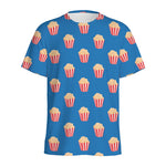 Popcorn Box Pattern Print Men's Sports T-Shirt