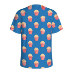 Popcorn Box Pattern Print Men's Sports T-Shirt