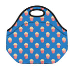 Popcorn Box Pattern Print Neoprene Lunch Bag