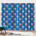 Popcorn Box Pattern Print Pencil Pleat Curtains