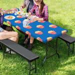 Popcorn Box Pattern Print Picnic Table Cover