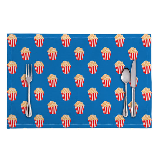 Popcorn Box Pattern Print Placemat