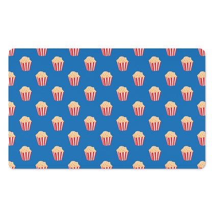 Popcorn Box Pattern Print Polyester Doormat