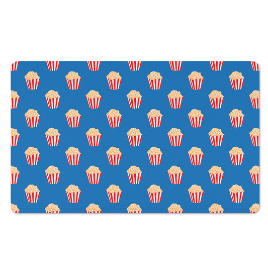 Popcorn Box Pattern Print Polyester Doormat