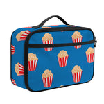 Popcorn Box Pattern Print Portable Lunch Bag