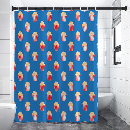 Popcorn Box Pattern Print Premium Shower Curtain