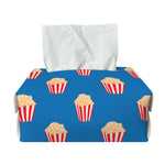 Popcorn Box Pattern Print Rectangle Tissue Box Cover