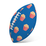 Popcorn Box Pattern Print Rugby Ball