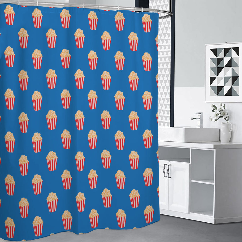 Popcorn Box Pattern Print Shower Curtain