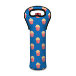 Popcorn Box Pattern Print Single Neoprene Wine Tote