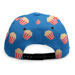 Popcorn Box Pattern Print Snapback Cap