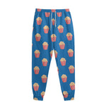 Popcorn Box Pattern Print Sweatpants