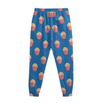 Popcorn Box Pattern Print Sweatpants
