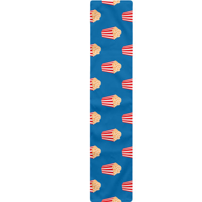 Popcorn Box Pattern Print Table Runner