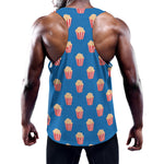 Popcorn Box Pattern Print Training Tank Top