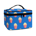 Popcorn Box Pattern Print Travel Makeup Bag
