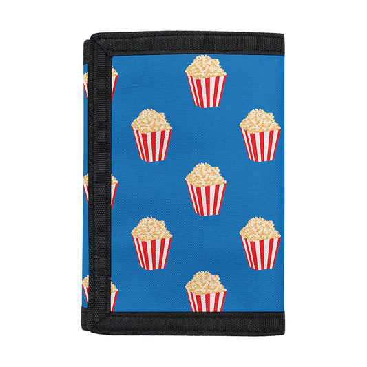 Popcorn Box Pattern Print Trifold Wallet