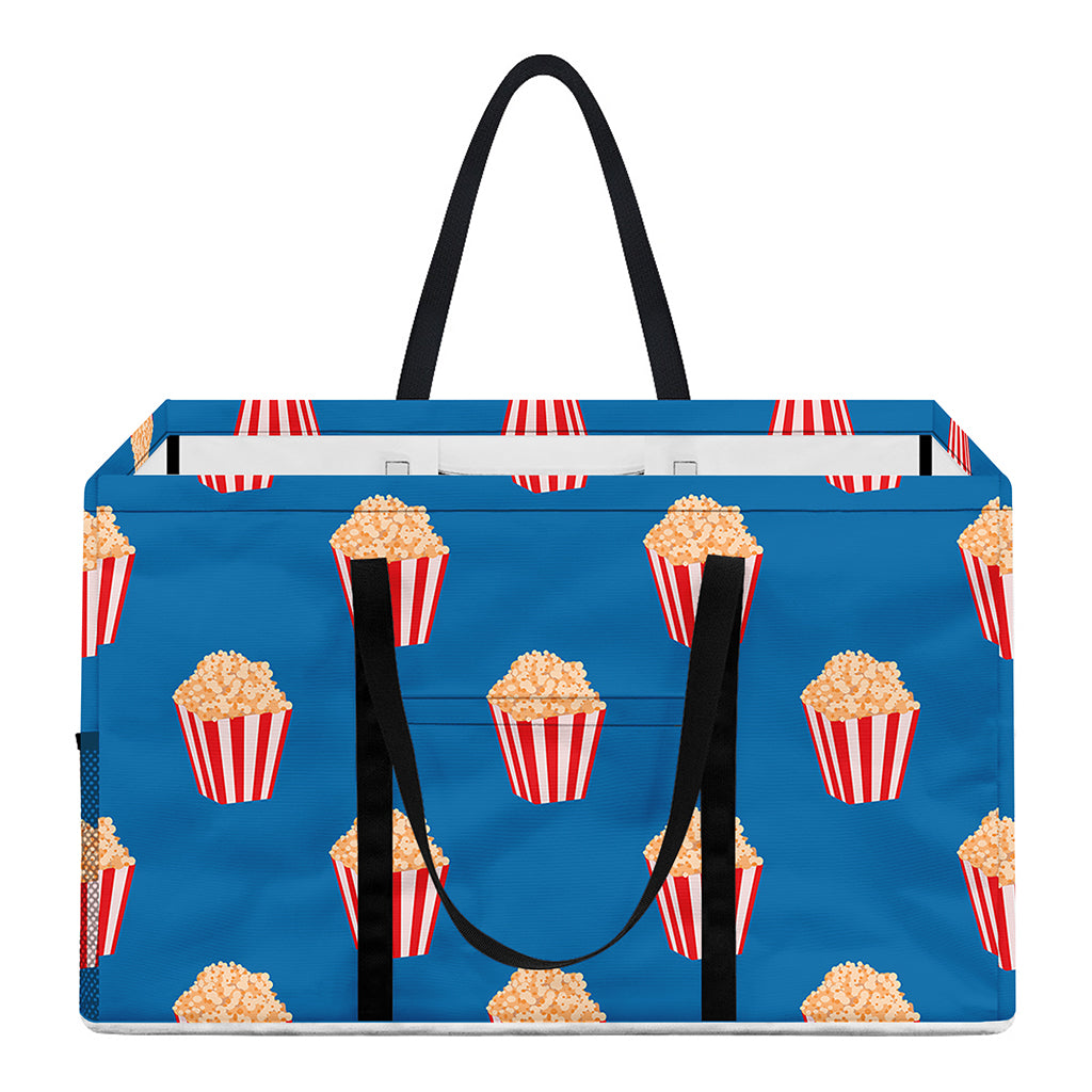 Popcorn Box Pattern Print Utility Tote Bag