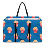 Popcorn Box Pattern Print Utility Tote Bag