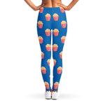 Popcorn Box Pattern Print Women's Leggings