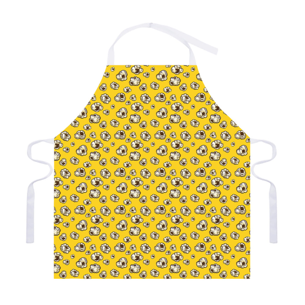 Popcorn Pattern Print Adjustable Apron